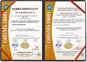 職業(yè)健康安全管理體系認證證書